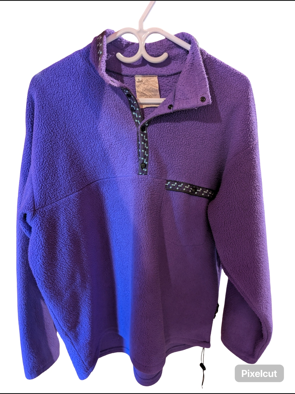 Vintage Kanuk  Purple Fleece Pullover Sweater - Classic Cozy Layer